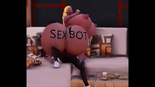 Big butt riding a dick