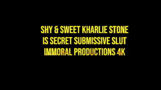 Kharlie Stone Deepthroats Mature Cock Before Taking A Hard Fucking!
